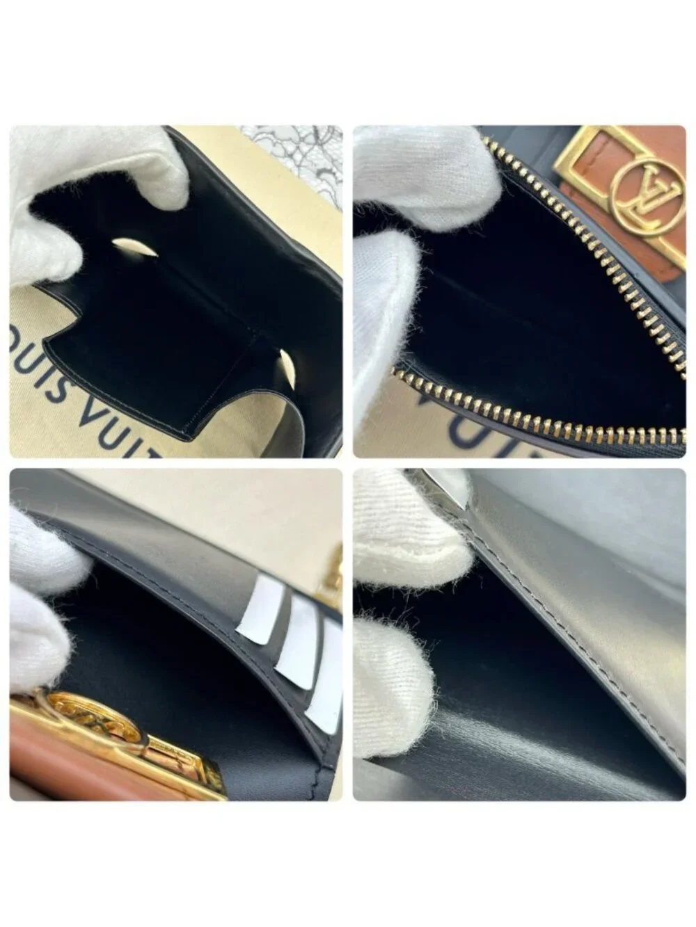Louis Vuitton Portefeuille Dauphine Compact Fold Wallet